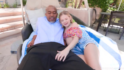 Black lover fucked a nice-looking teen blonde Coco Lovelock