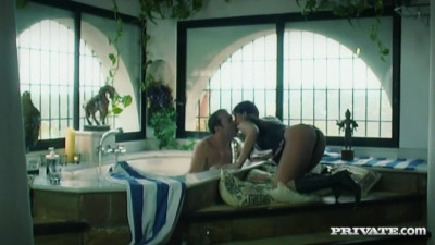 Aesthetic anal session with a hot brunette babe Silvia Lancome