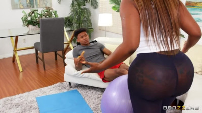 Impressive black-on-black taboo vid with Victoria Cakes